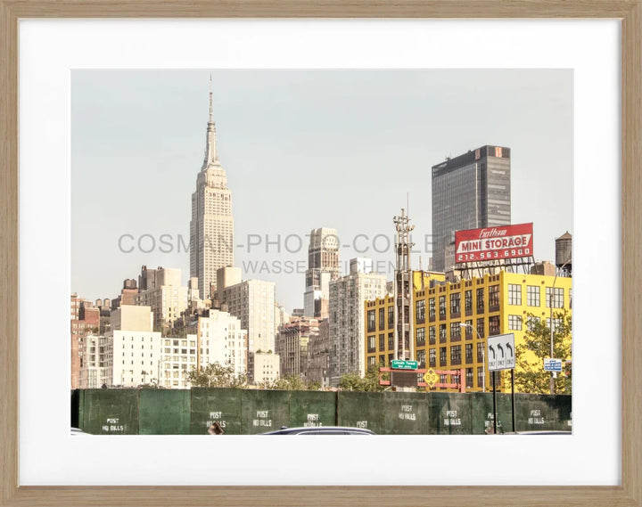 Poster New York ’Empire State Building’ NY116 - Eiche