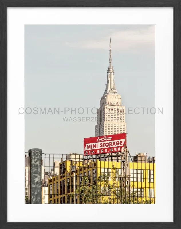Poster New York ’Empire State Building’ NY117 - Schwarz