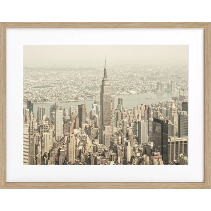 Poster New York ’Empire State Building’ NY38 - Eiche