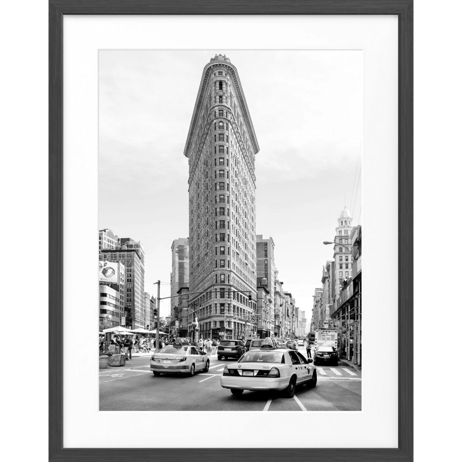 Poster New York ’Flatiron Building’ NY48 - Schwarz matt