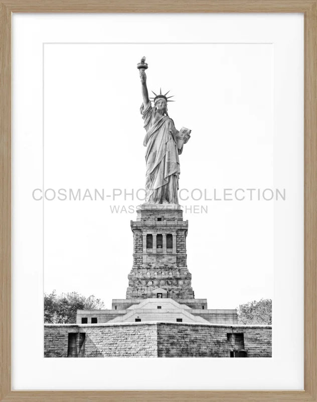 Poster New York ’Lady Liberty’ NY109 - Eiche Furnier