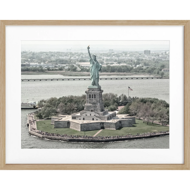 Poster New York ’Lady Liberty’ NY36 - Eiche Furnier