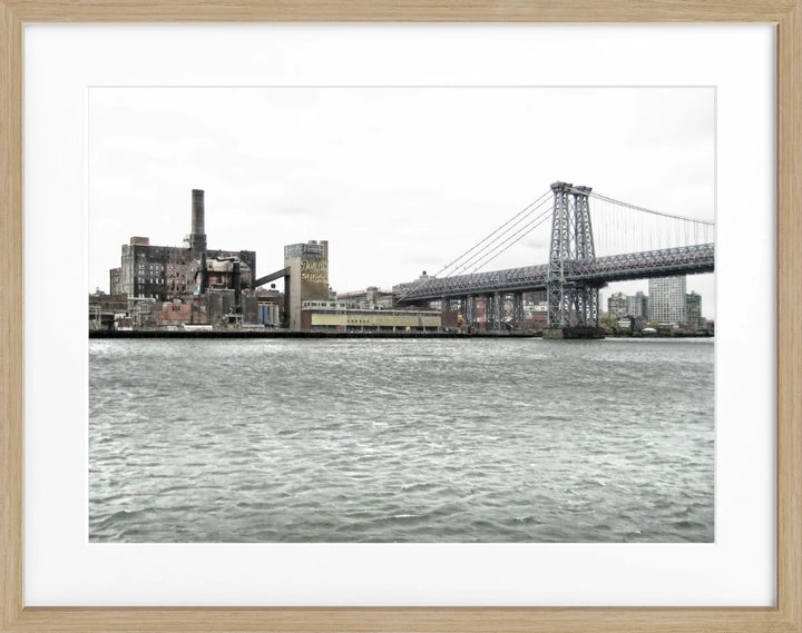 Poster New York ’Manhattan Bridge’ NY73 - Eiche Furnier
