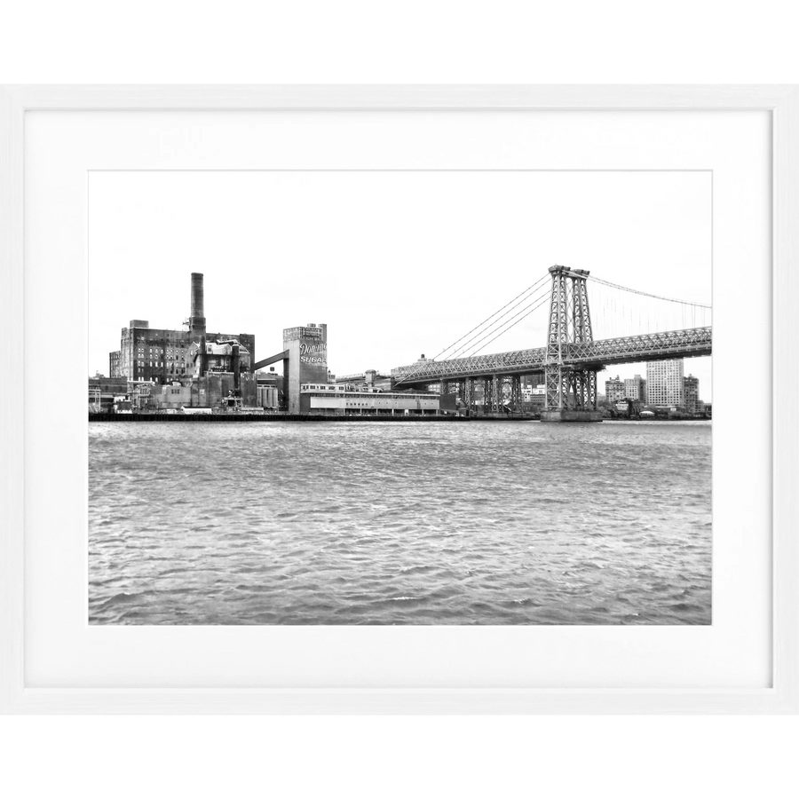 Poster New York ’Manhattan Bridge’ NY73 - Weiss 1.5cm