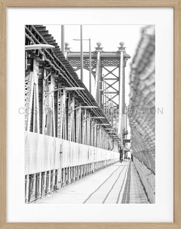 Poster New York ’Manhattan Bridge’ NY84 - Eiche Furnier