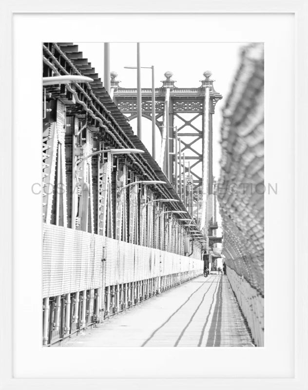 Poster New York ’Manhattan Bridge’ NY84 - Weiss 1.5cm