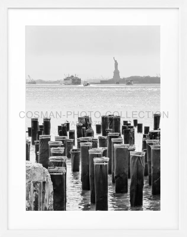 Poster New York NY107 - Weiss 1.5cm / S (25cm x 31cm)