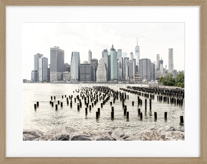 Poster New York NY108 - Eiche Furnier 1.5cm / S (31cm x
