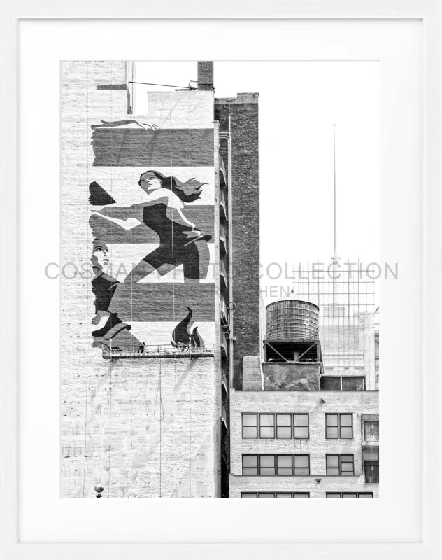 Poster New York NY114 - Weiss 1.5cm / S (25cm x 31cm)