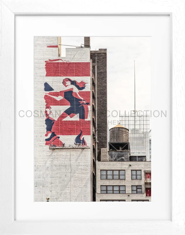 Poster New York NY114 - Weiss 3cm / S (25cm x 31cm) Motiv:
