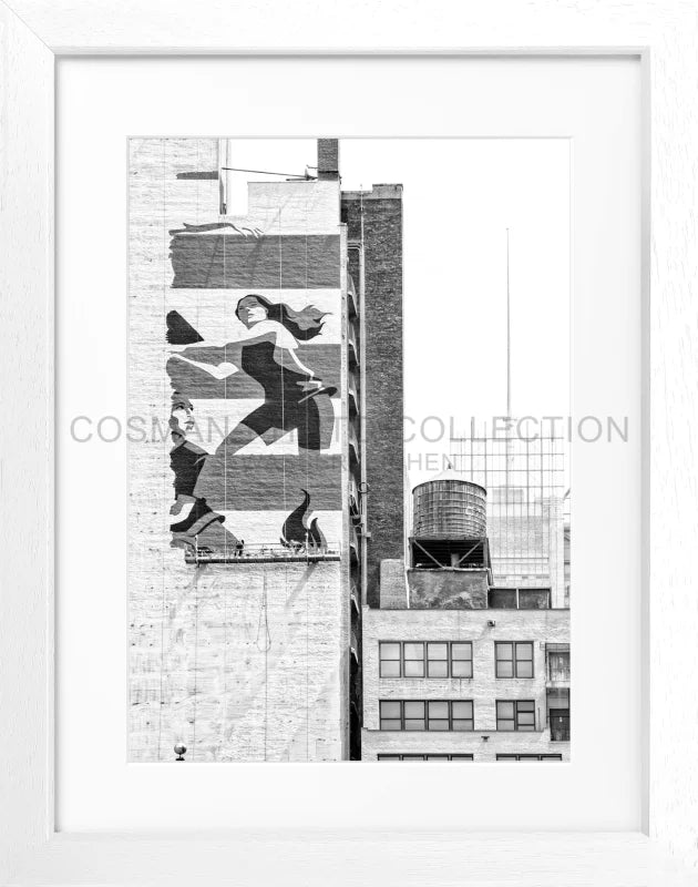 Poster New York NY114 - Weiss 3cm / S (25cm x 31cm) Motiv: