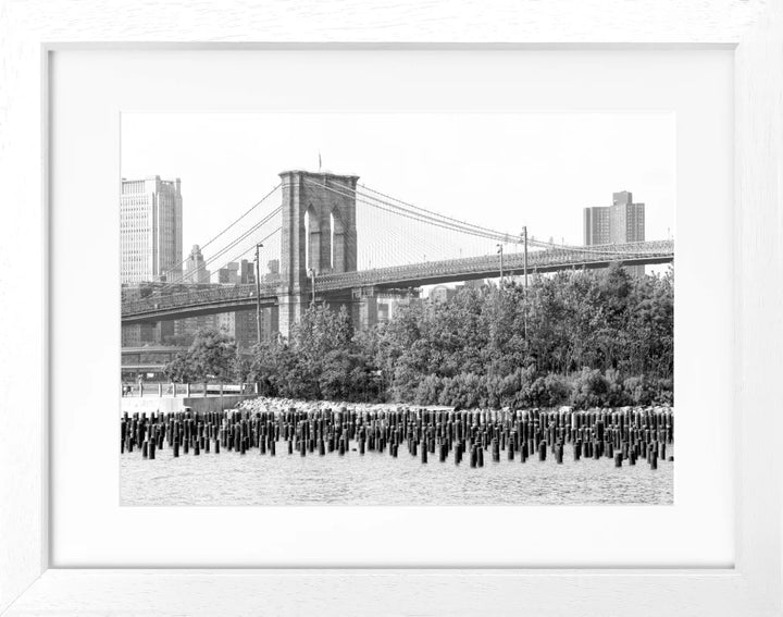 Poster New York NY122 - Weiss 3cm / S (31cm x 25cm) Motiv: