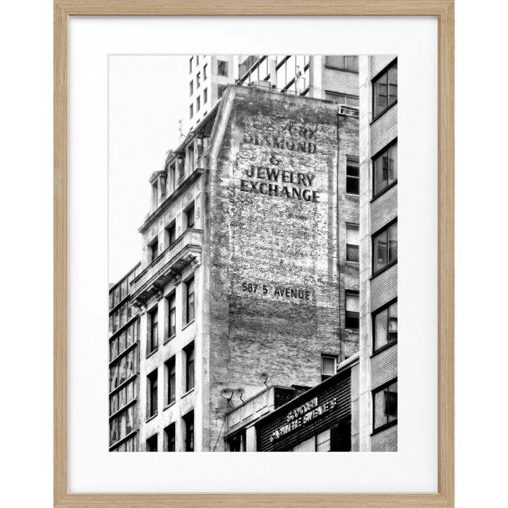 Poster New York NY33A - Eiche Furnier 1.5cm / S (25cm x