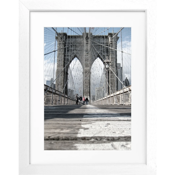 Cosman-Interior Motiv: farbe / Grösse: S (25cm x 31cm) / Rahmenfarbe: weiss matt Poster New York NY34