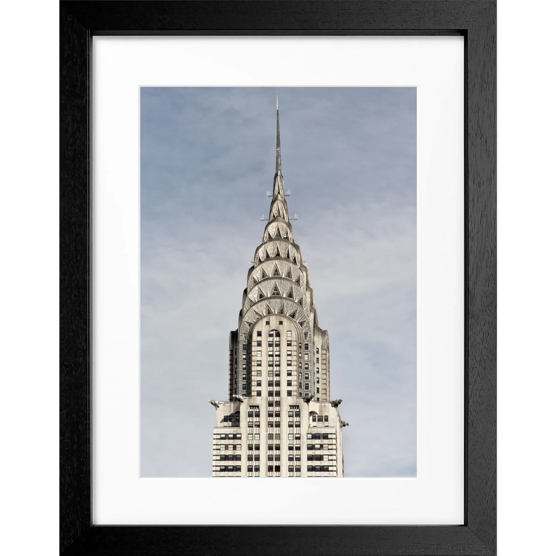 Cosman-Interior Rahmenfarbe: schwarz matt / Grösse: S (25cm x 31cm) / Motiv: farbe Poster New York NY45