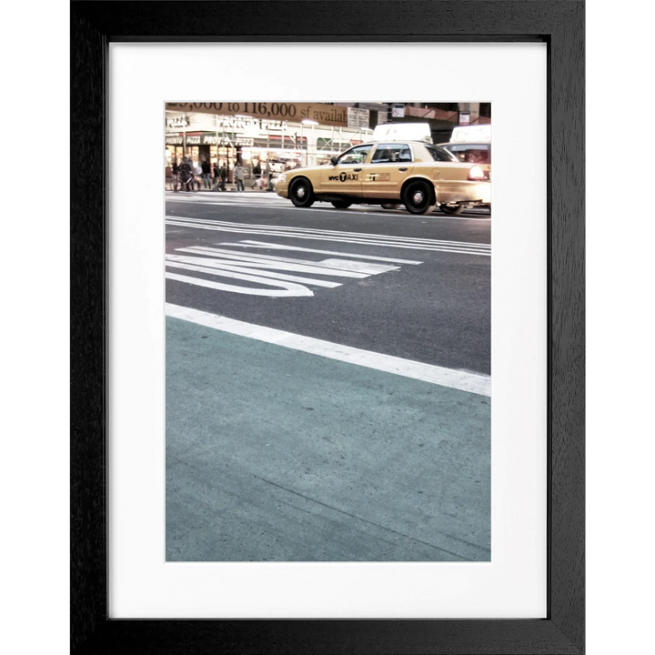 Cosman-Interior Rahmenfarbe: schwarz matt / Grösse: S (25cm x 31cm) / Motiv: farbe Poster New York NY58