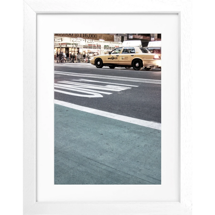 Cosman-Interior Rahmenfarbe: weiss matt / Grösse: S (25cm x 31cm) / Motiv: farbe Poster New York NY58