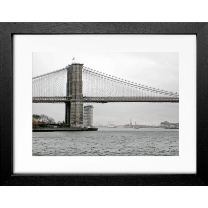 Poster New York NY69 - Rahmenfarbe: schwarz matt / Grösse: