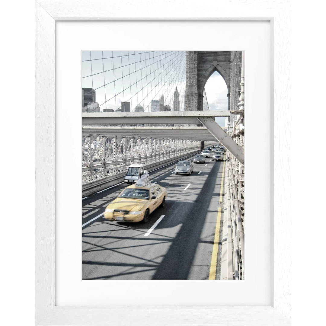 Poster New York NY70 - Rahmenfarbe: weiss matt / Grösse: S