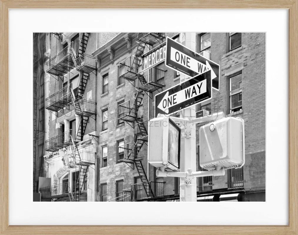 Poster New York NY82 - Eiche Furnier 1.5cm / S (31cm x