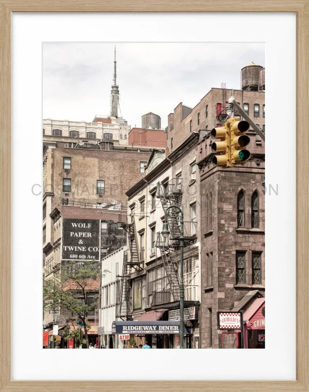Poster New York NY85 - Eiche Furnier 1.5cm / S (25cm x