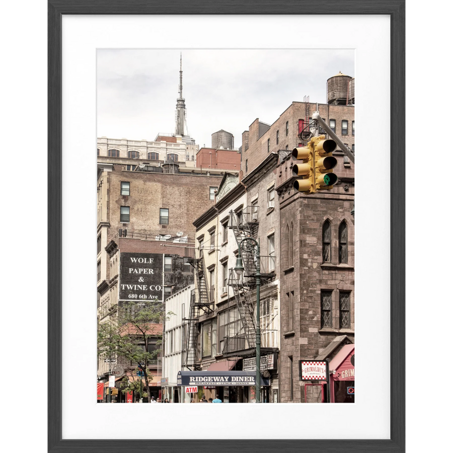 Poster New York NY85 - Schwarz matt 1.5cm / S (25cm x 31cm)