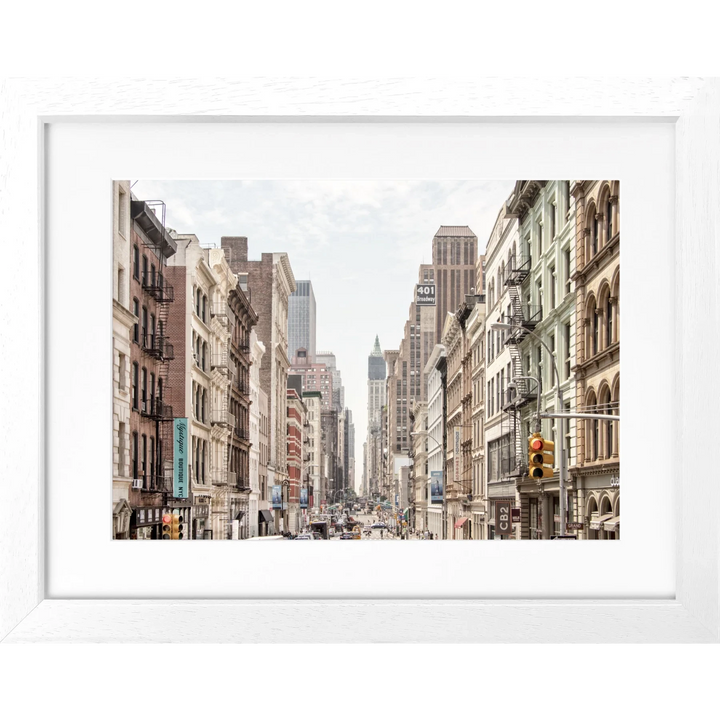 Poster New York NY86 - Rahmenfarbe: weiss matt / Grösse: S