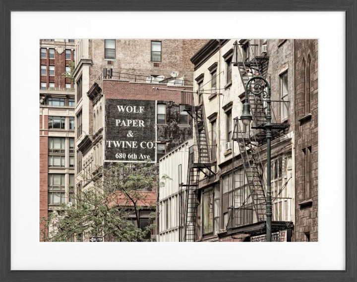 Poster New York NY91 - Schwarz matt 1.5cm / S (31cm x 25cm)