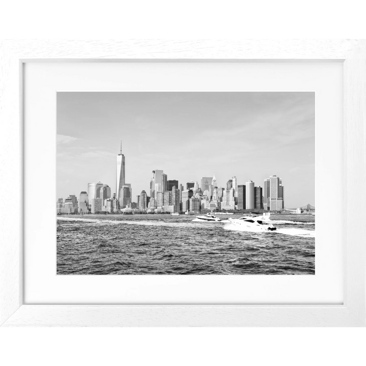 Poster New York ’Skyline’ NY106 - Weiss 3cm / S (31cm x