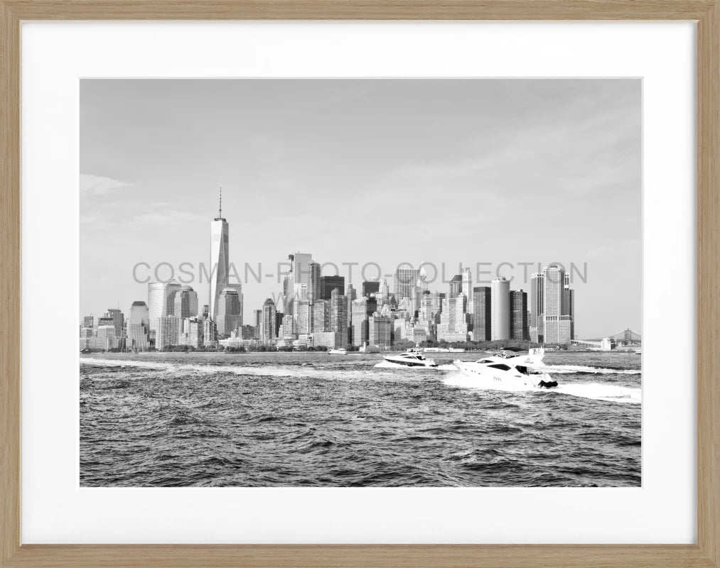 Poster New York ’Skyline’ NY106 - Eiche Furnier 1.5cm