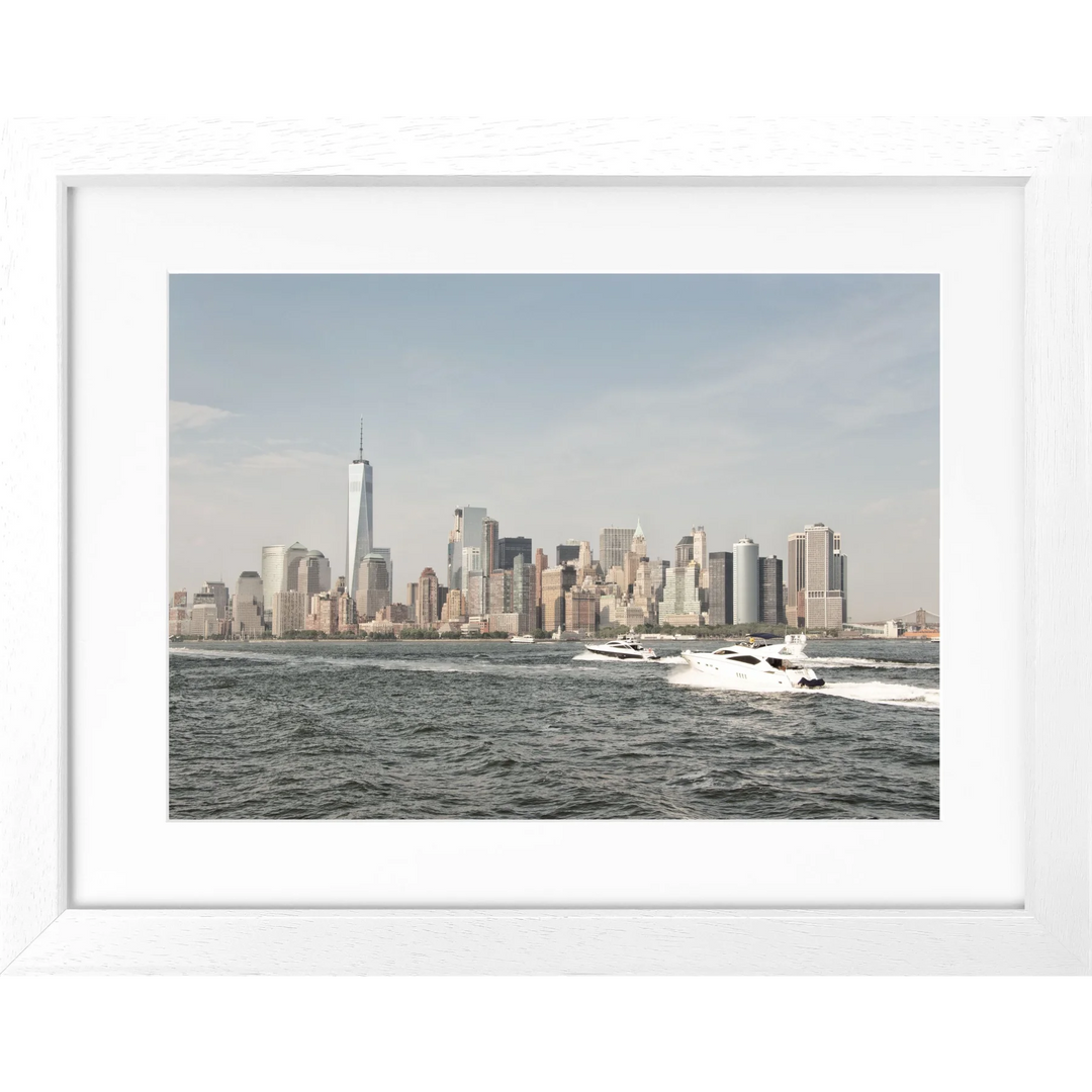 Poster New York ’Skyline’ NY106 - Weiss 3cm / S (31cm x