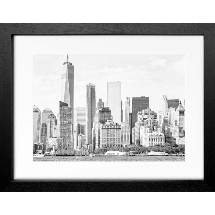 Poster New York ’Skyline’ NY115 - Schwarz 3cm / S (31cm