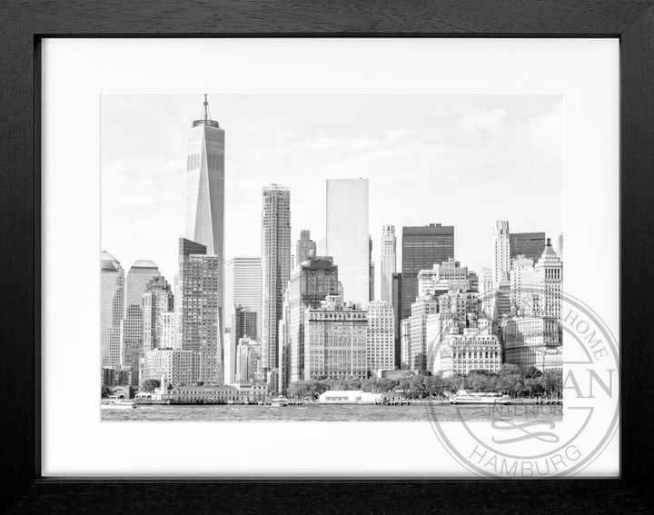 Poster New York ’Skyline’ NY115 - Schwarz 3cm / S (31cm