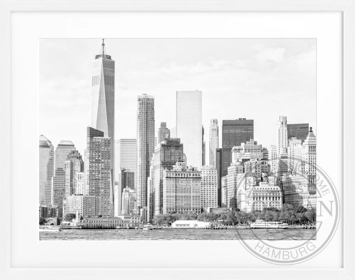 Poster New York ’Skyline’ NY115 - Weiss 1.5cm / S (31cm