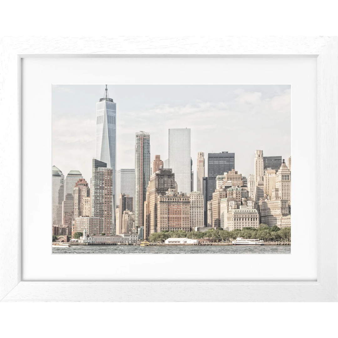 Poster New York ’Skyline’ NY115 - Weiss 3cm / S (31cm x