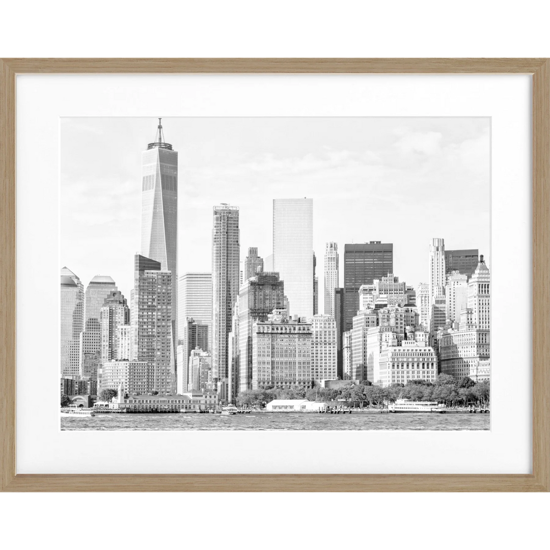 Poster New York ’Skyline’ NY115 - Eiche Furnier 1.5cm