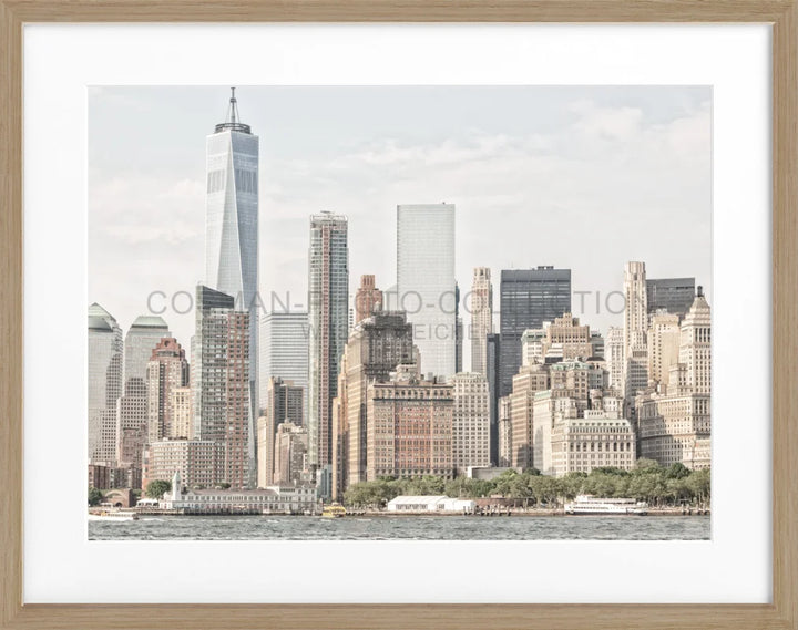 Poster New York ’Skyline’ NY115 - Eiche Furnier 1.5cm