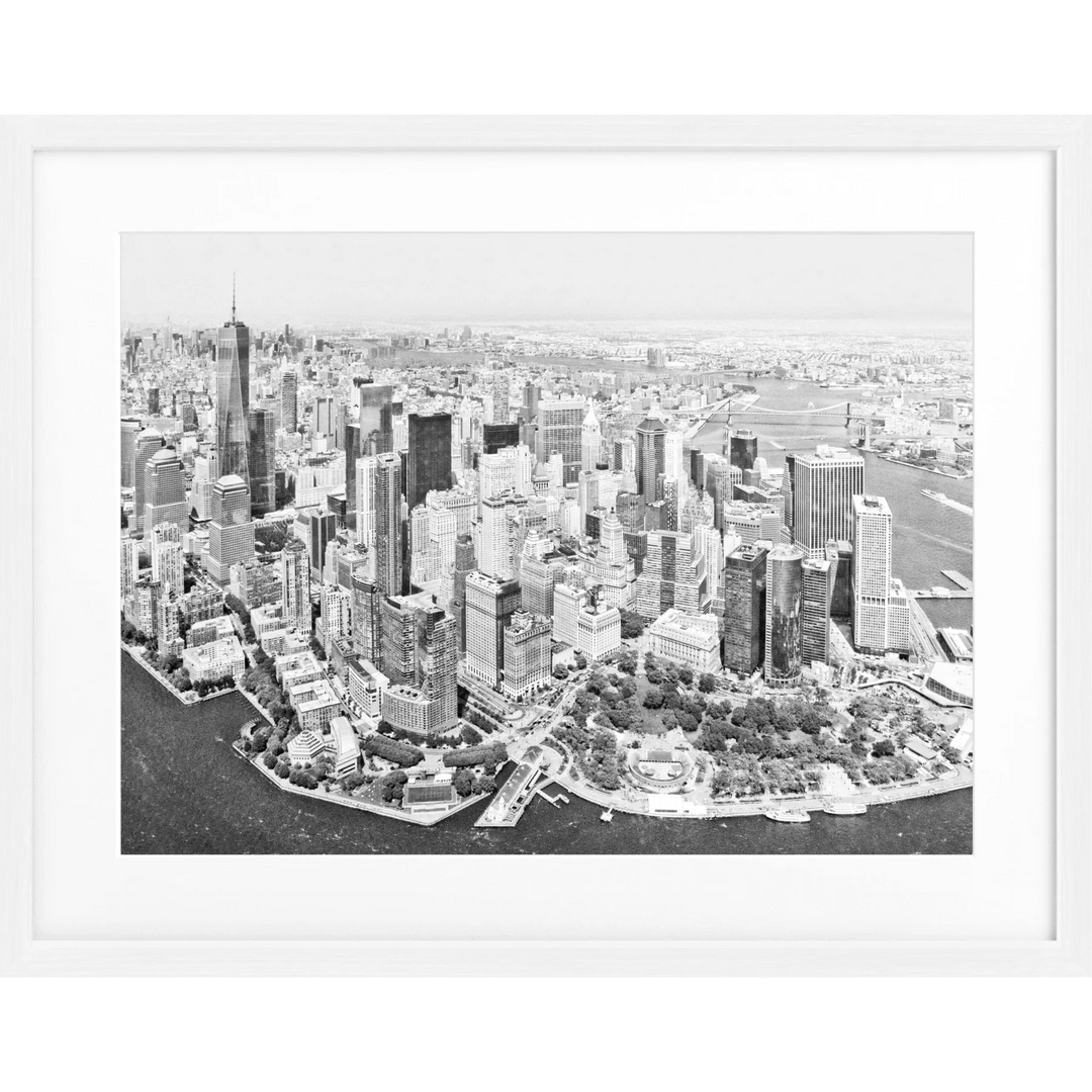 Poster New York ’Skyline’ NY37 - Weiss 1.5cm / S (31cm