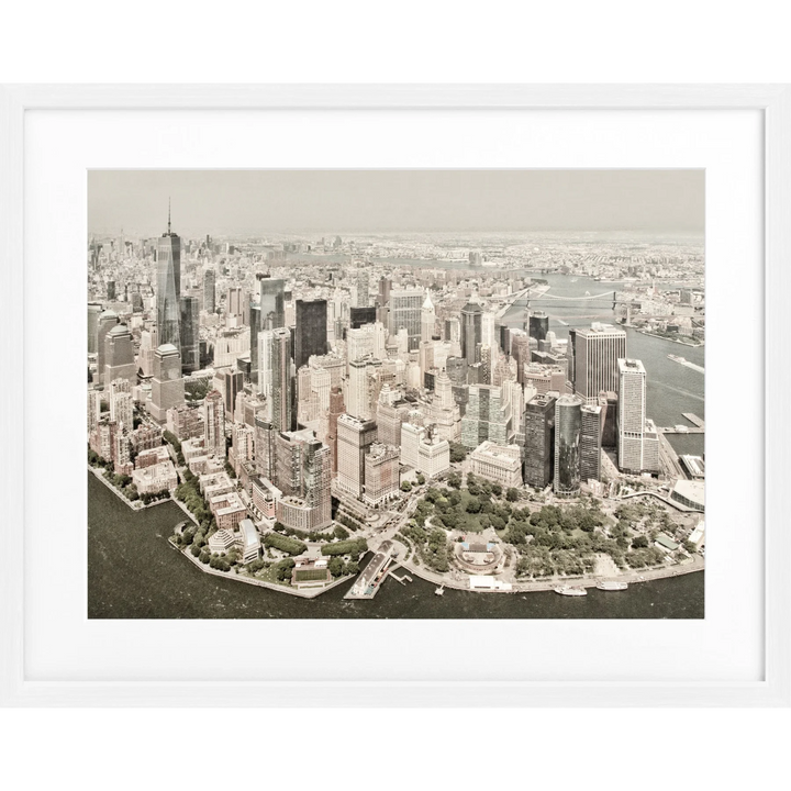 Poster New York ’Skyline’ NY37 - Weiss 1.5cm / S (31cm