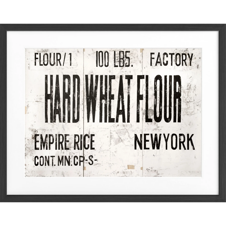 Poster New York ’Wheat’ GM13 - Schwarz matt 1.5cm / S