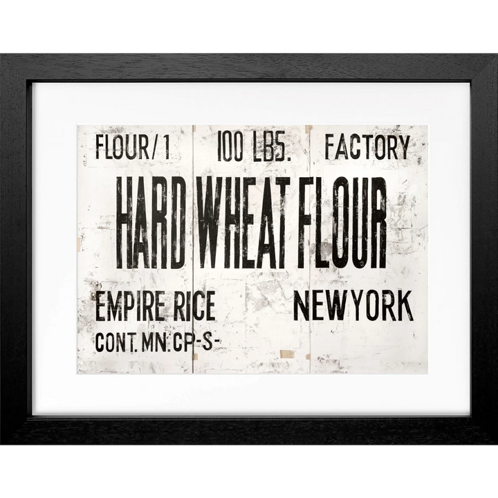 Poster New York ’Wheat’ GM13 - Rahmenfarbe: schwarz