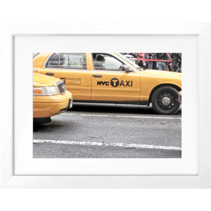 Poster New York ’Yellow Cap’ NY61 - Weiss 3cm / S (31cm