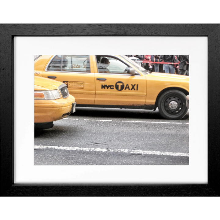 Poster New York ’Yellow Cap’ NY61 - Schwarz 3cm / S