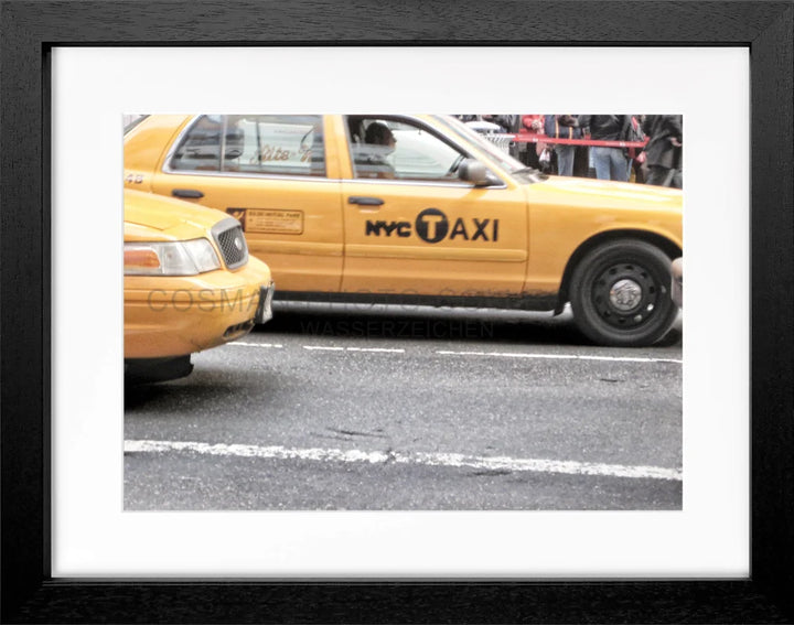 Poster New York ’Yellow Cap’ NY61 - Schwarz 3cm / S