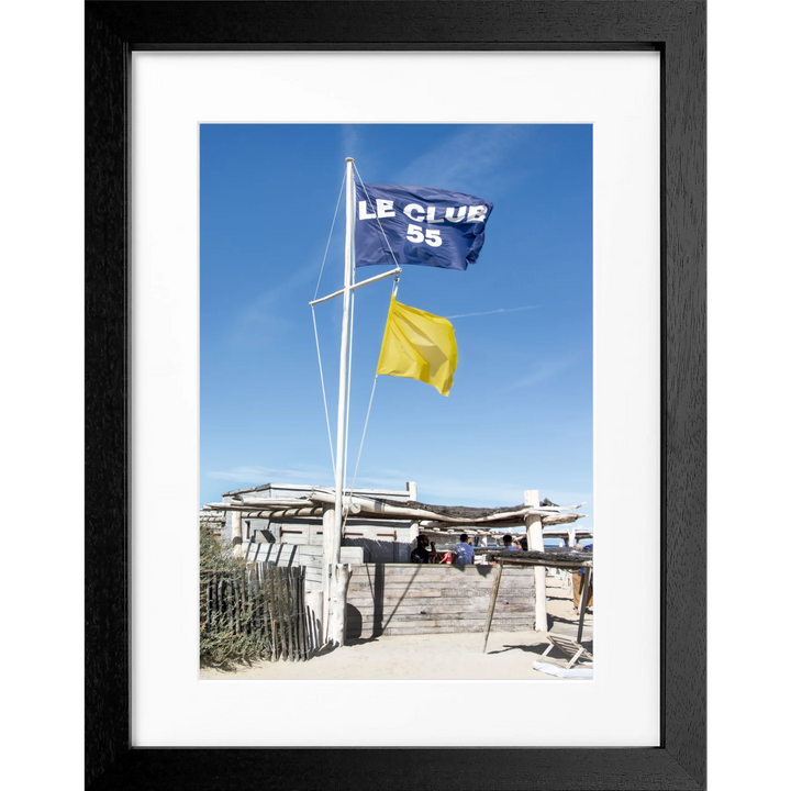Poster Saint Tropez ’Le Club 55’ ST32 - Schwarz 3cm / S