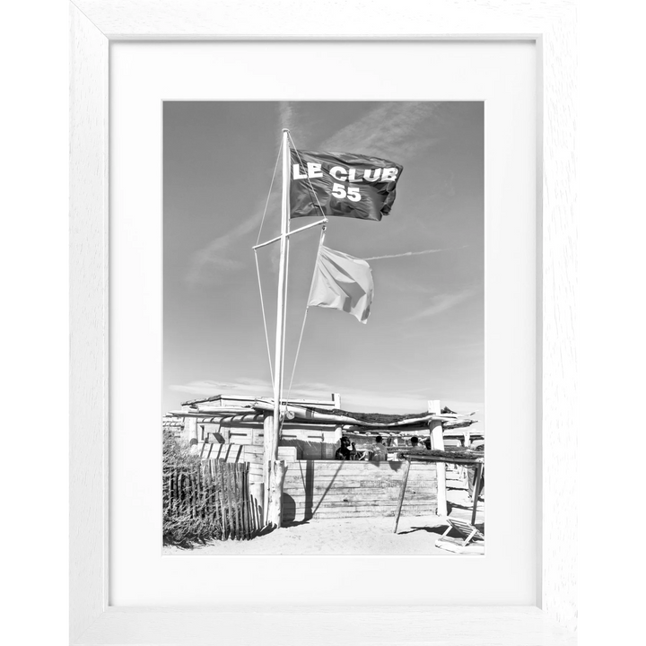 Poster Saint Tropez ’Le Club 55’ ST32 - Weiss 3cm / S