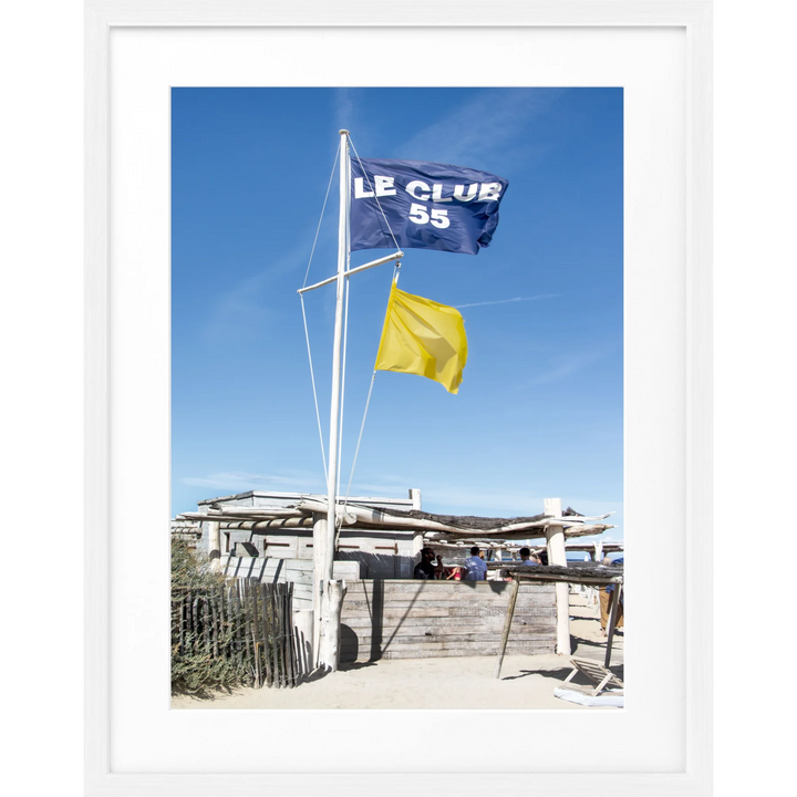 Poster Saint Tropez ’Le Club 55’ ST32 - Weiss 1.5cm / S