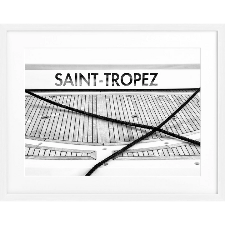 Poster Saint Tropez ST09A - Weiss 1.5cm / S (31cm x 25cm)