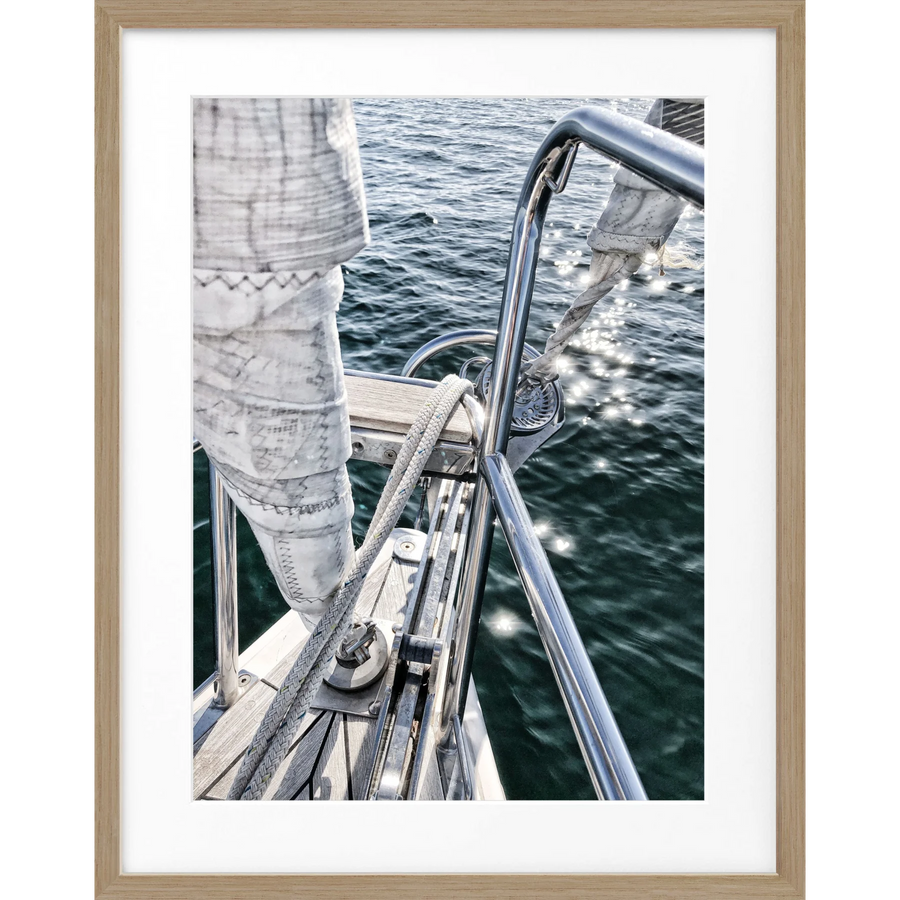 Poster Segelboot SAIL03 - Eiche Furnier 1.5cm / S (25cm x