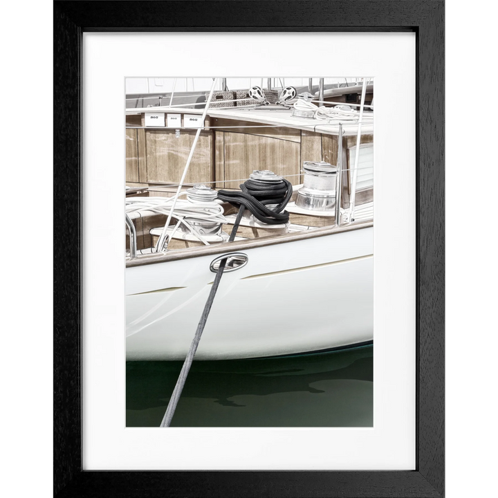 Poster ’Segelboot’ Saint Tropez ST33 - Schwarz 3cm / S